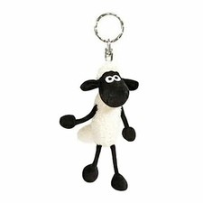 NICI Shaun the Sheep Plush Keyring 10cm Official Keychain Figure