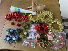 LOT OF CHRISTMAS CRAFT ITEMS-NEW-SEE ALL PICTURES