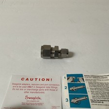 Swagelok 316SS SS-810-6-4 Tube Fitting Reducing Union 1/2  Tube X 1/4  Tube OD