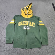 Green Bay Packers Sweatshirt Boys 8 Green NFL Football Hoodie Team Apparel