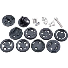 Bar Fly 4 Aluminum Stem Cap Mount for Cycling Computers & GoPro, Includes 7