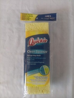 Quickie Clean Squeeze Sponge Mop Refill Type S Fits Mop #045 New Retired