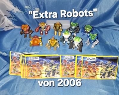 Ü- Ei Serie , Kommplettzatz-  ''Extra Robots''   von 2006, Spielzeug