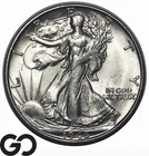 1946-S Walking Liberty Half Dollar, Frosty Near Gem BU++