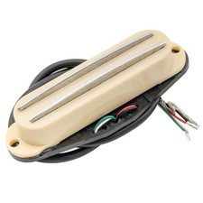 Musiclily Cream Dual Hot Rail 9K Guitar Humbucker Pickup For Fender Squier Strat