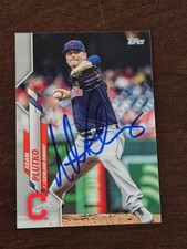 2020 Topps ADAM PLUTKO Indians In-Person Signed  AUTO