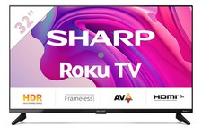 Image of SHARP SHP-32FD7K ROKU TV 32" SMART HDR10 HD LED TV FREEVIEW HD PLAY HDMI USB