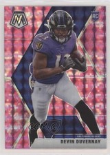 2020 Panini Mosaic Rookies Pink Camo Mosaic Prizm Devin Duvernay #232 1j01