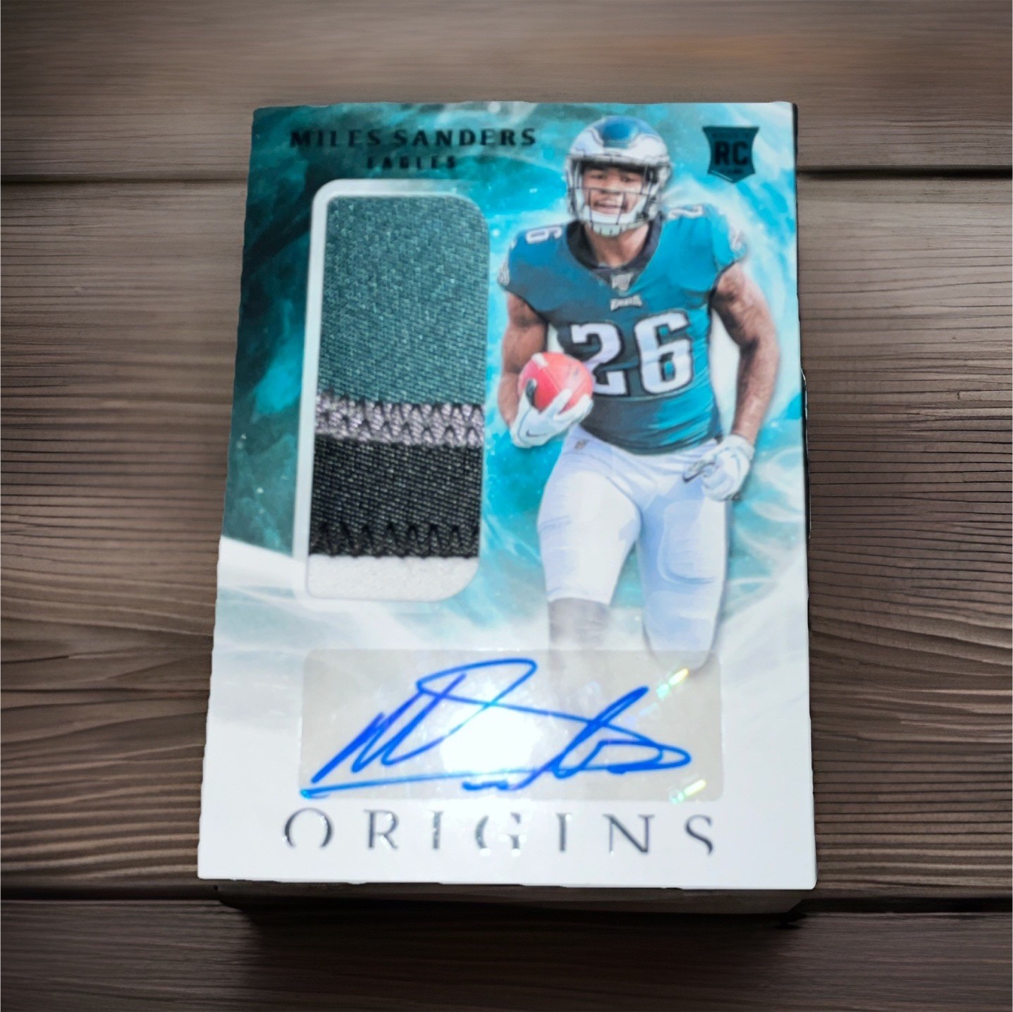 2019 Panini Origins Rookie Autograph Patch Miles Sanders #125 Eagles 