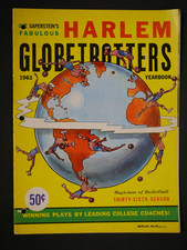 1963 ABE SAPERSTEIN'S FABULOUS HARLEM GLOBETROTTERS YEARBOOK THIRTY-SIXTH SEASON