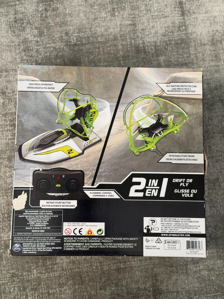 NEW!  AIRHOGS HYPERDRIFT DRONE - 2 IN 1 DRIFT OR FLY - Image 4 of 4