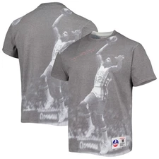Men's Mitchell & Ness Julius Erving Heather Gray New York Nets Above The Rim
