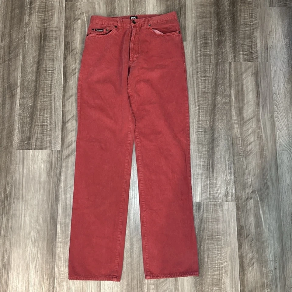 Jeans rectos ajustados vintage Dolce & Gabbana - 31x34 Foto 2 de 4