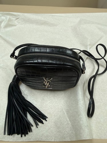 Saint Laurent Women's Monogram Leather Shoulder Blogger Bag