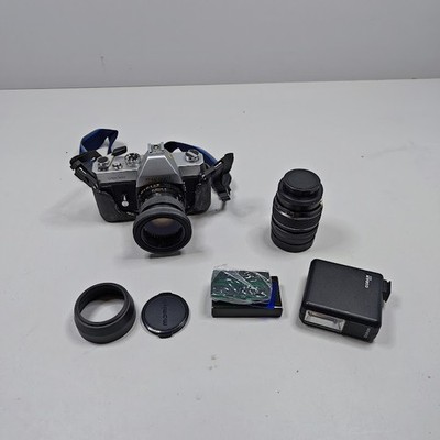 Mamiya DSX 1000 Vintage Kamera Set Schwarz - Ungetestet, Zubehör Inklusive