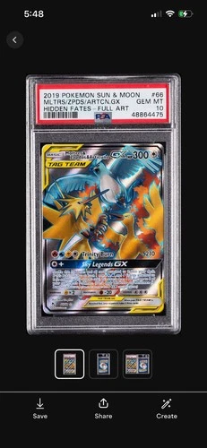 Moltres & Zapdos & Articuno-GX Hidden Fates #66
