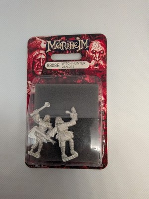 Mordheim Witch Hunter Zealots 8808E NIB Blister Metal Figure