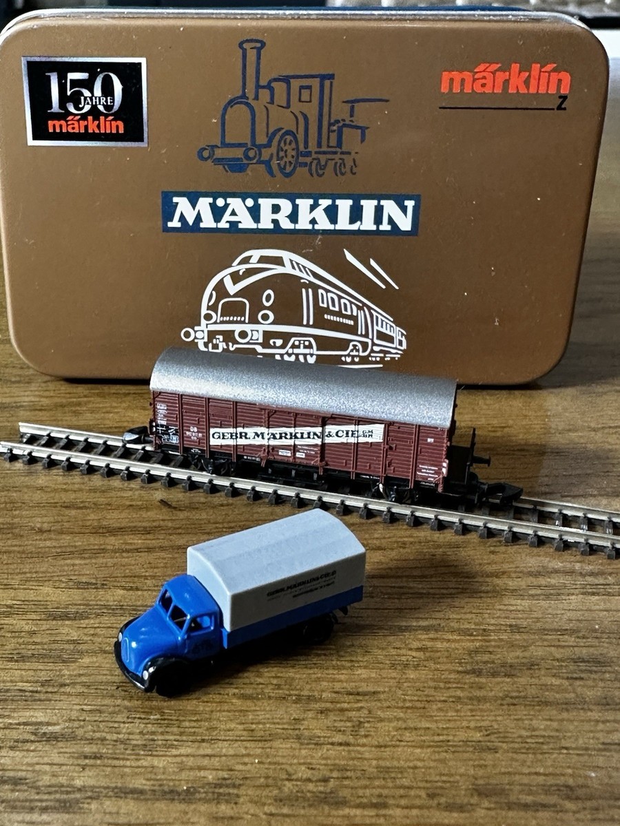 Marklin Z Scale Museum Car Set For 2009 - Boxcar And Truck - New