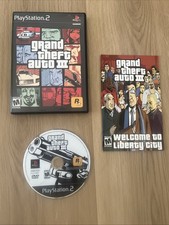 Grand Theft Auto III (PlayStation, 2003) With Map