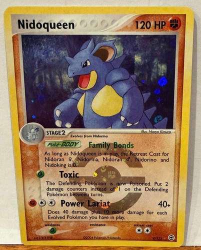 Nidoqueen 9/112 Reverse Holo Rare EX FireRed & LeafGreen 2004 Pokemon LP