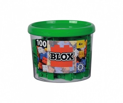 Androni 104114532 - Blox 100 grüne 4er Steine in