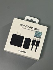 NEW Samsung Galaxy 45 Watts USB-C Super Fast Charging Wall Charger  Cable