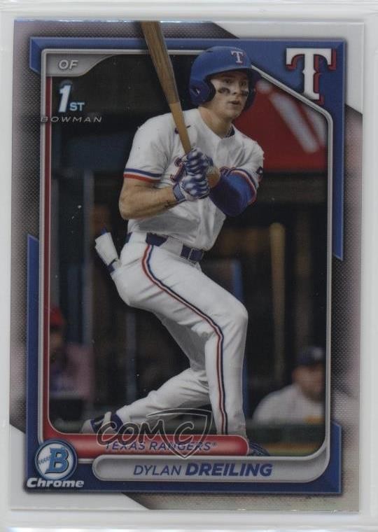 2024 Bowman Draft Chrome Refractor Dylan Dreiling #BDC-42 10no
