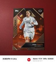 2025 Topps Knockout Bronze Sandie Toletti 1/5 Real Madrid First Print