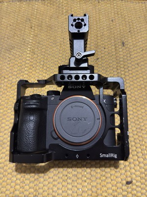 Sony Alpha a7 III Full Frame Mirrorless Digital Camera w/ cage and Atomos Shogun