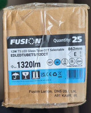 Fusion 12W T5 LED Colour Switchable Glass Tube 862mm Box of 25 EDLEDTUBET5/12CCT
