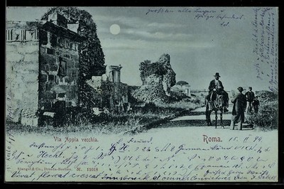 Moonlight Postcard Roma, Via Appia vecchia 