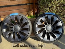 2022 Tesla Model 3 Performance O.E. 20" Uberturbine Wheels, P-Zero Tires, TPMS