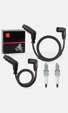 Spark Plug & Wire Cap 15in/24.4in For Can Am Outlander 500 570 650 800 1000 MAX