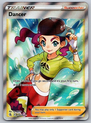 Dancer 259/264 Ultra Rare Fusion Strike Pokemon Holo Near Mint