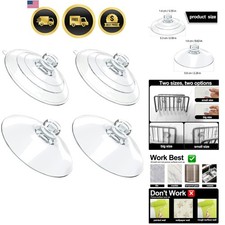 Versatile Suction Cups for Sponge Holders Towel Hangers Easy Installation