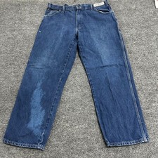 Dickies Jeans Mens Size 38x30 Blue Relaxed Fit Straight Leg Denim LU200RNB