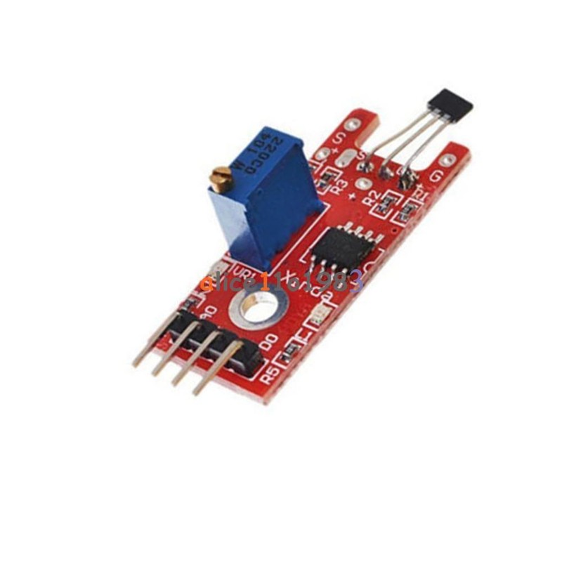 10PCS Hall Magnetic Standard Linear Module KY-024 For Arduino AVR PIC