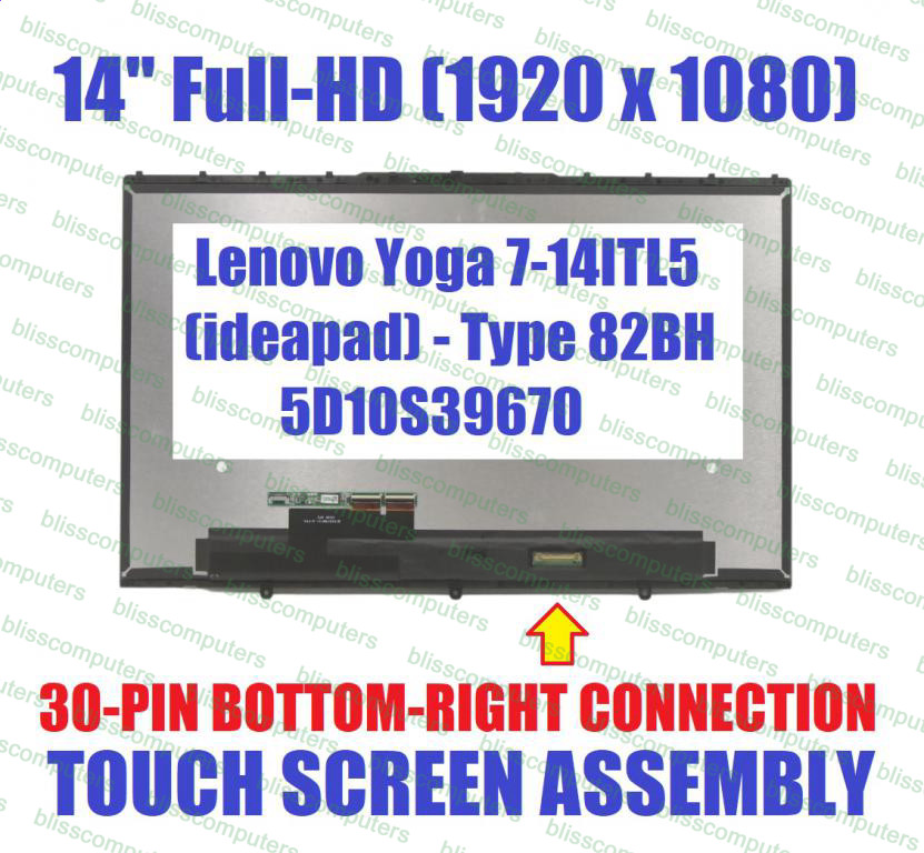 DEFECTIVE 5D10Y74820 N140HCEET2 REVC2 LENOVO LCD 14 G3D