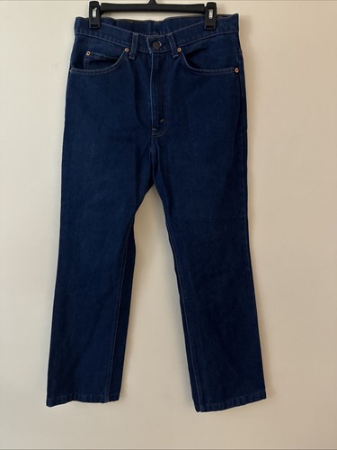 Vintage 80s Levis 517 Made In USA Bootcut Orange Tab Denim Jeans W32 L29 L@@K - Picture 5 of 7