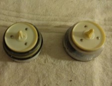 Philips Norelco 201 Reel To Reel Genuine Parts: Left & Right Tables W Hardware