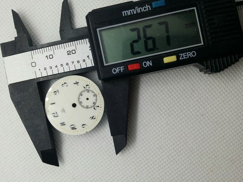 Omega 26,7 mm Keramik Zifferblatt Teile Schweizer Reparaturen Teil Teile - Bild 2 von 4