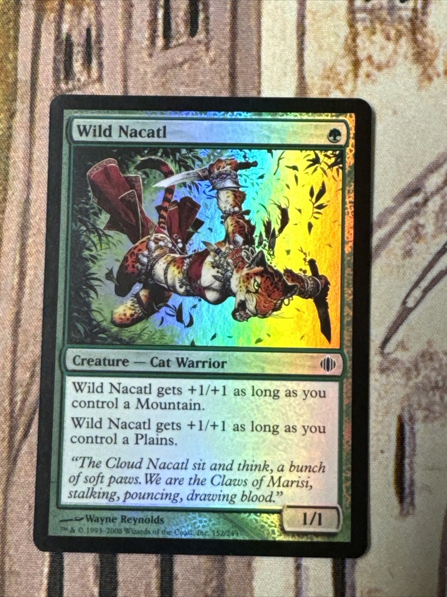MTG Wild Nacatl Shards of Alara 152/249 Foil Common | eBay