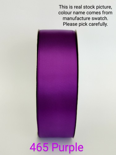NEW Double Sided Satin Ribbon Premium High Quality 16mm 25mm 32mm 38mm 50mm - Picture 47 of 71