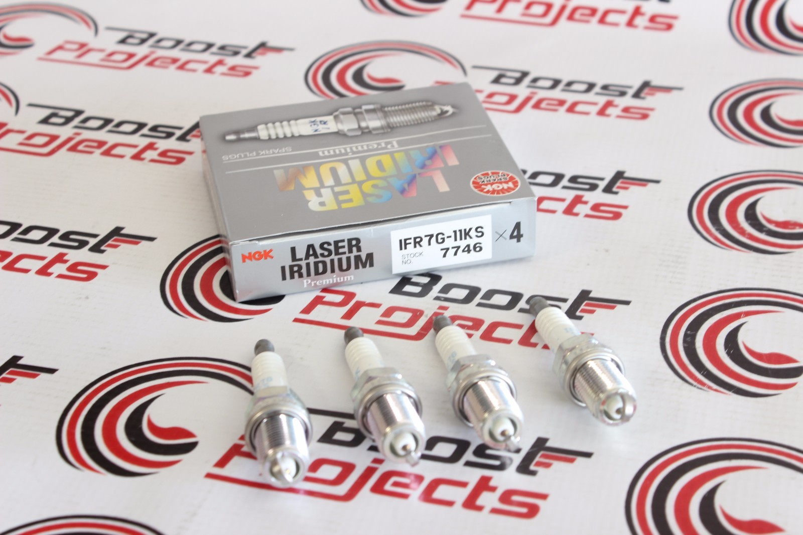 NGK SPARK PLUGS IFR7G-11KS Laser Iridium Plug Set of 4 7746