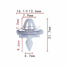 10x Halteklammer Zierleiste Schutzleiste für Mercedes W124 W201, 190 A0019884981 10x Halteklammer Zierleiste Schutzleiste für Mercedes W124 W201, 190 A0019884981