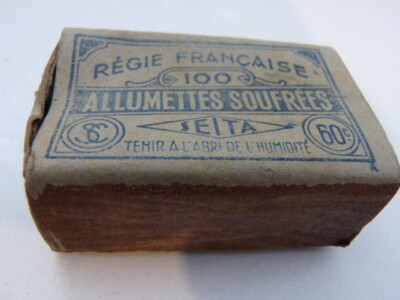 ANCIENNE BOÎTE D'ALLUMETTES De Sûreté Régie Française SEITA EUR 2,90