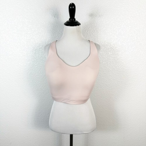 Athleta Women's Advance Bra Full Coverage No Wire Sports Bra Pink Orchid 40DD