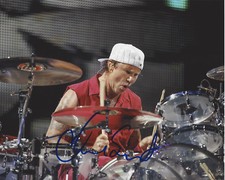 CHAD SMITH - RED HOT CHILI PEPPERS - DRUMMER SIGNED 8X10 PHOTO D w/COA RHCP
