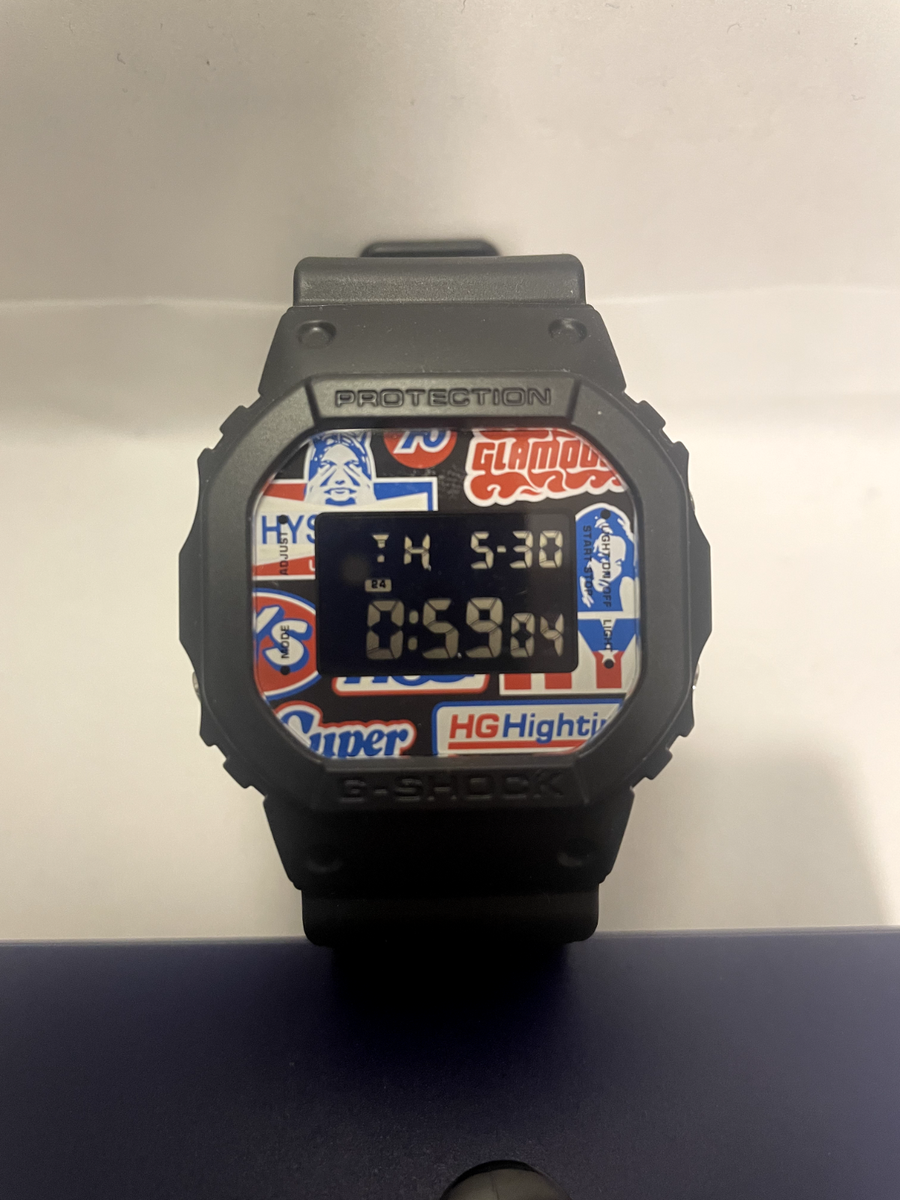 CASIO G-shock × HYSTERIC GLAMOUR DW-5600 Digital dw-5600vt CASIO G-shock × HYSTERIC GLAMOUR DW-5600 Digital dw-5600vt