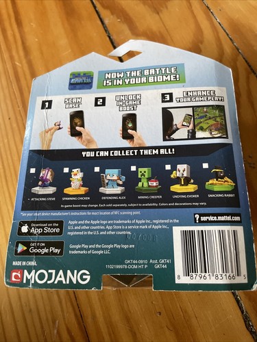 Minecraft Earth Boost Minis Figures - Snacking Rabbit & Undying Evoker - NEW - Picture 4 of 4